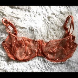 Vintage Orange Victoria Secret Bra 🔥